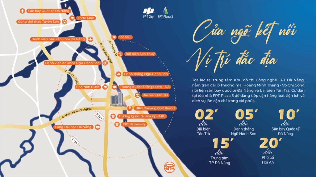 Vị trí Căn Hộ FPT Plaza 4 - Giá Mua Bán Căn Hộ Chung Cư FPT Plaza 4 Đà Nẵng